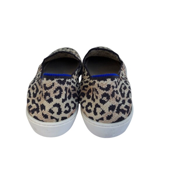 Rothy's The Original Slip On Sneaker Desert Cat Leopard Shoes Flats Sz 9.5 - Picture 4 of 9